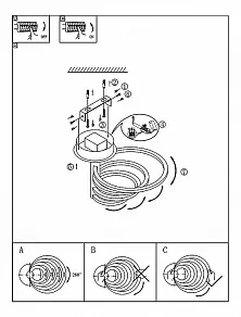 Потолочная люстра Globo Cringle 67065-4