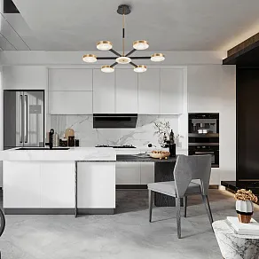 Люстра на штанге Arte Milano Ferrara-72079 272079/6 BK/GD