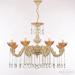 Подвесная люстра Bohemia Ivele Crystal AL7901 AL79101/8/250 A WMG P Shampan/M-1G