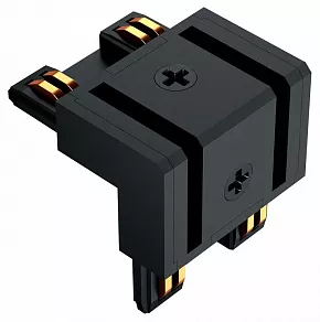 Соединитель угловой внешний для треков накладных Luminotti EASYSLIM L.400.5.BK