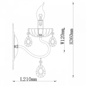 Бра De City Свеча 41 683024301