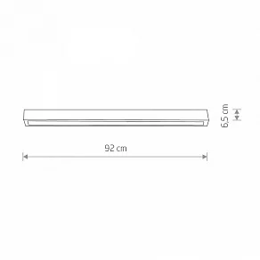 Накладной светильник Nowodvorski Straight Ceiling Led M 7598