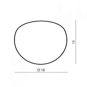 Накладной светильник Azzardo Moon AZ1522