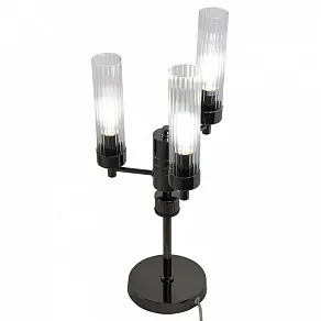 Настольная лампа декоративная AM-Group INDIGO INDIGO TL3 PEARL BLACK