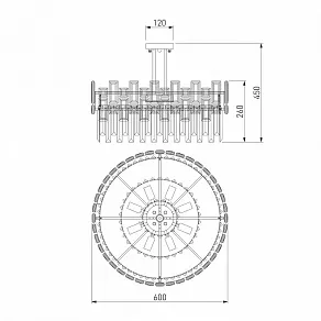 Светильник на штанге Bogate's Lago 330/9 Strotskis