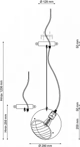 Подвесной светильник Lucia Tucci Narni 3 NARNI 1942.1 white