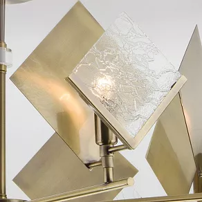 Подвесная люстра Eurosvet Rombo 60110/8 античная бронза