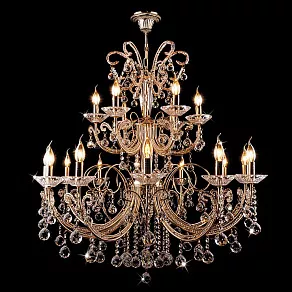 Подвесная люстра Eurosvet Gift 2049/12+6 золото Strotskis
