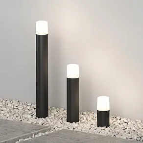 Наземный низкий светильник Denkirs NORD DK9749-BK