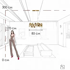 Подвесной светильник Loft it Escama 10396/850R