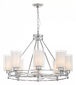 Подвесная люстра LUMINA DECO Marietta LDP 8025-8 CHR+WT