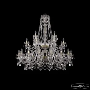 Подвесная люстра Bohemia Ivele Crystal 1411 1411/16+8+4/460/2d G