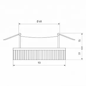 Встраиваемый светильник Elektrostandard 2216 a041044