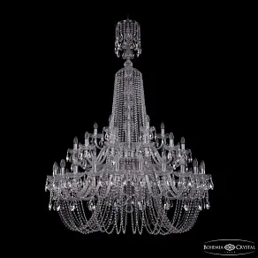 Подвесная люстра Bohemia Ivele Crystal 1402 1402/24+12+6/460/XL-176/2d Ni