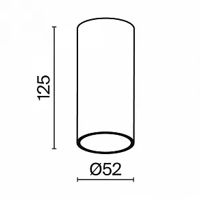 Накладной светильник Maytoni Focus LED C056CL-L12W4K-W-D-W