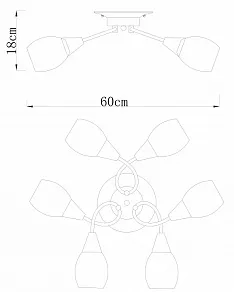 Потолочная люстра Arte Lamp Penny A2701PL-6CC
