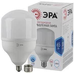 Лампа светодиодная Эра Стандарт E27/E40 65Вт 4000K LED POWER T160-65W-4000-E27/E40