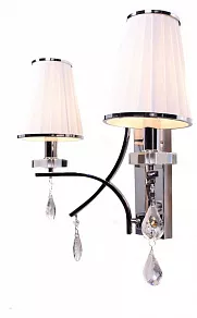 Бра LUMINA DECO Glamour LDW 66247-2 WT+CHR