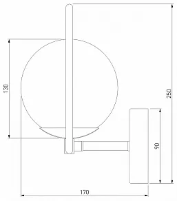 Бра Eurosvet Ringo 50289 золото