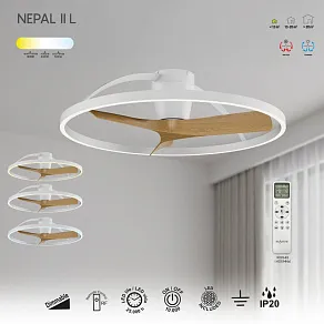 Светильник с вентилятором Mantra NEPAL 9486