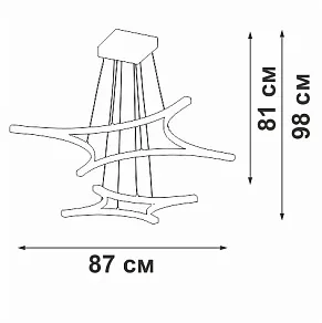 Подвесной светильник Vitaluce V2511DT V2511DT-0/4+4S