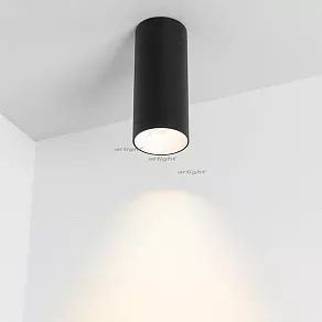 Накладной светильник Arlight P-POLO-SURFACE-R65-8W Warm3000 (BK-WH, 40 deg) 027507