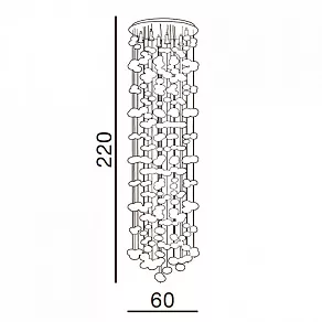 Потолочная люстра Azzardo Luvia 220 XXL AZ1296