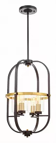 Люстра на штанге LUMINA DECO Monterey LDP 1141-4 BK+MD