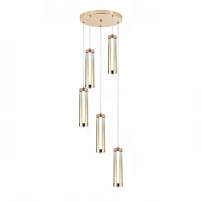Подвесной светильник Indigo Rilucente 11061/5P Gold
