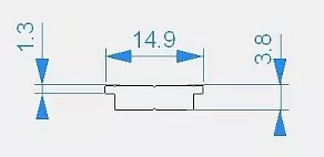 Профиль накладной Deko-Light T-01-10 970762