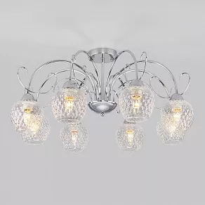 Люстра на штанге Eurosvet Benita 30142/8 хром