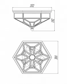 Накладной светильник Maytoni Zeil H356-CL-03-CH