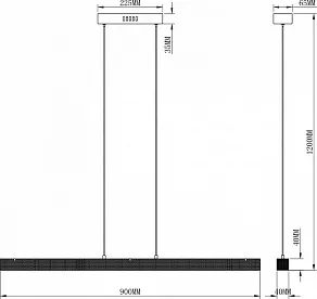 Подвесной светильник Moderli Elena V2721-PL