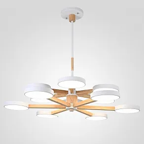 Люстра на штанге Imperiumloft TURNA White TURNA-DBL01