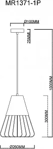 Подвесной светильник MyFar Hill MR1371-1P