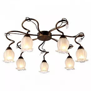 Потолочная люстра Arte Lamp Glamore A7449PL-7BR