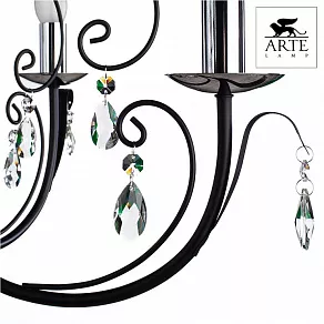 Подвесная люстра Arte Lamp Romana A1742LM-5BK