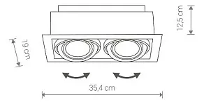 Встраиваемый светильник Nowodvorski Downlight 9574