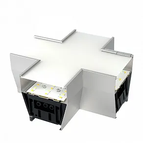 Соединитель угловой X-образный накладной Feron AL4036X 51874