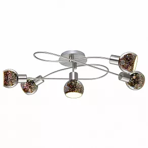 Потолочная люстра Arte Lamp Illusione A6125PL-5SS