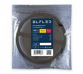 Лента светодиодная ELFLED  ELF-600SMD2835-IP68-Y
