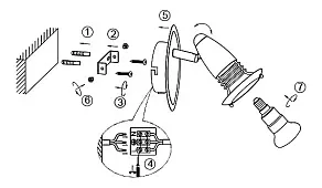 Бра Globo Bianka 54381-1