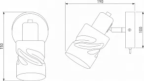 Бра Eurosvet Ansa 20120/1 хром