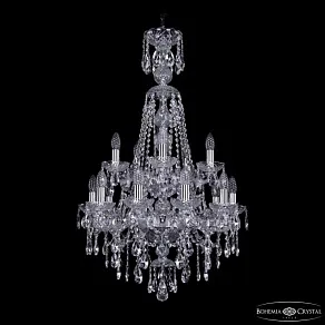 Подвесная люстра Bohemia Ivele Crystal 1415 1415/10+5/200/XL-97/2d Ni