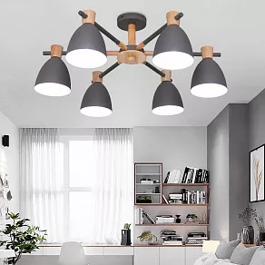 Люстра на штанге Imperiumloft Folke Gray FOLKE01