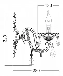 Бра Maytoni Matilda ARM381-01-G