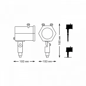Наземный прожектор Gauss  HL093