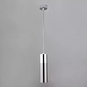 Подвесной светильник Eurosvet Double Topper 50135/1 LED хром/черный жемчуг 12W