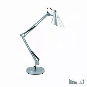 Настольная лампа офисная Ideal Lux Sally SALLY TL1 ARGENTO