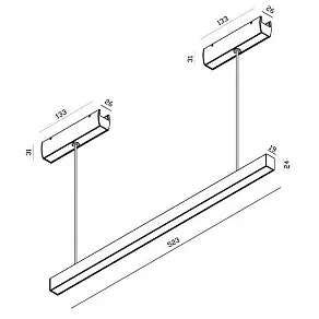 Подвесной светильник CORDINI CRD-S CRD-S-0025-B
